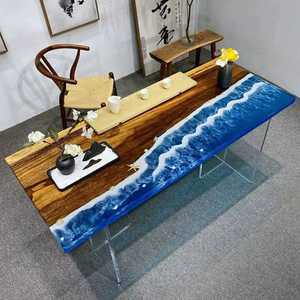 레진 테이블 우드 슬랩 에폭시 북유럽 식탁 가구 아트 맞춤견적