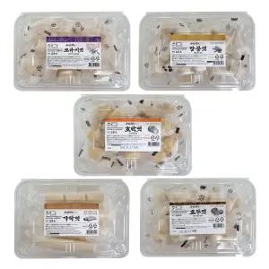 도시락엿 5종 (호박+쌀가락+호두+도라지+땅콩) /개별포장 *