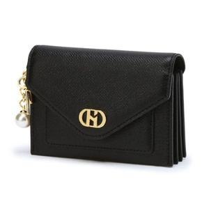 [NS홈쇼핑][헤지스ACC] HIHO5E512 블랙 진주참 가죽 아코디언 카드지갑[35104395]