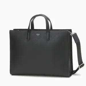 [갤러리아] [헤지스ACC] 블랙 단색 가죽 서류가방 HJBA2E855BK