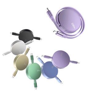 로티 PD240W C to C타입 케이블 USB 충전 릴방식 ROT-CC6