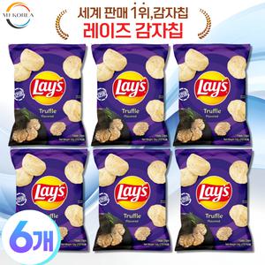 레이즈 트러플 미니 감자칩 50g x 6개 생감자칩 간식 맥주 안주 캠핑스낵
