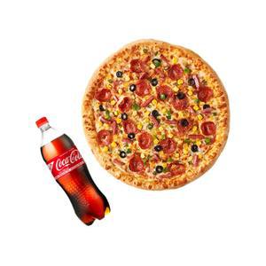 [반올림피자] 콤비네이션 피자L + 콜라1.25L