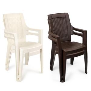 KJP  행사용 편의점 플라스틱 포장마차 등받이 의자 2개