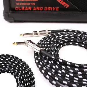 일렉 베이스 기타 악기 앰프 공연 케이블 1m 3m 연결 기타잭