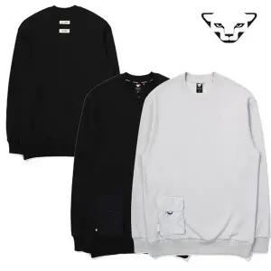 [다이나핏](대구신세계)겨울 남성용 세미오버 핏 포켓 포인트 면혼방 기모 DIVINE (디바인) α 맨투맨 Y...