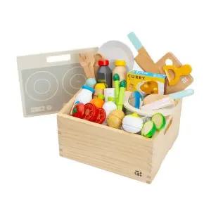 29415788-우디푸디 보글보글요리세트 원목 내장 자석 주방놀이