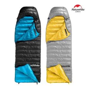 [네이처하이크] CW400 후드 다운 침낭 L 650FP 동계용 겨울 백패킹