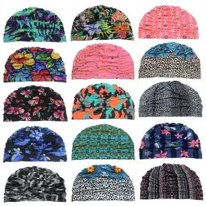 (나염 주름 16종) AB 아날도바시니 아쿠아 스판 수모/수영/모자/수영모/실리콘/물놀이/아쿠아/워터/파크