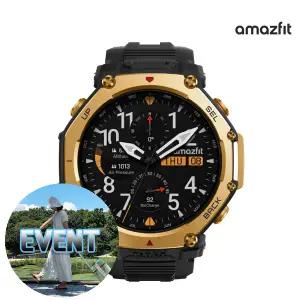 어메이즈핏 티렉스3 프로 48mm 스마트워치(T-Rex3 Pro) 골드 + (특별 이벤트 행사중+액정필름)- ISK