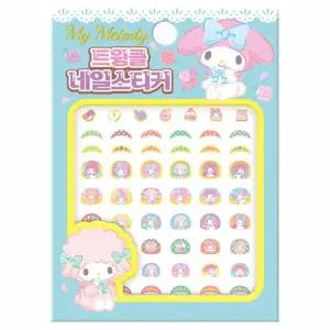 마이멜로디 트윙클 네일스티커/산리오/스티커/어린이/메니큐어/패디/페디/유아/네일/아트/손톱/셀프/붙이는