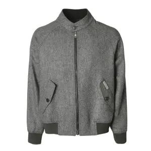 킨록 바이 앤더슨 24 FW 남자집업점퍼 에든버러 그레이 헤링본 헤링턴 점퍼 IIU25 DK4465 299209