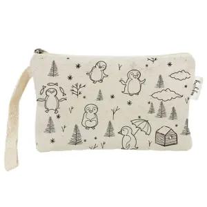 TD 펭귄 - 파우치꾸미기 단품에코백꾸미기 색칠놀이 DIY페브릭 에백공예 나만의에백 치꾸미기 치만들기 의