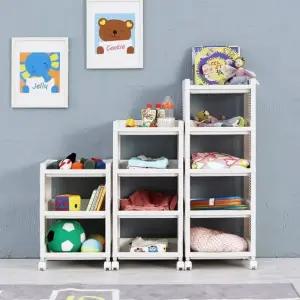 이동식 타공선반 3단 주방 세탁실 트롤리/선반/다용도/틈새/수납/수납장/북/거실/기저귀/정리함/서랍장