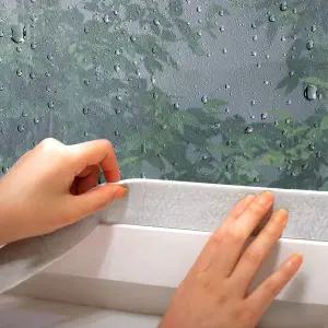 제습테이프 50X2m 3개 유리창 창문 곰팡이 결로방지 물기 습기 흡수 창틀 시트지 스티커 방습 결로용 제거