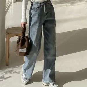 [2단기장/겨울필수템] 융 기모 와이드 데님팬츠