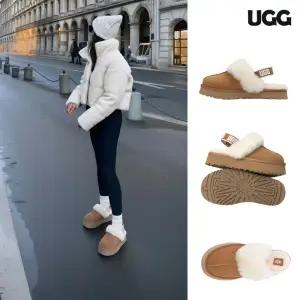 미국 어그 UGG 펀케트 여성 겨울 방한 양털 슬리퍼 1130395K-CHE