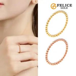 [펠리체골드] 14K 버블링 반지