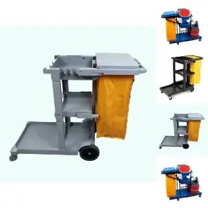 다목적 청소 카트/호텔/건물/수납/청소카/이동/청소차/이동카/공공시설/공공시설청소/관공서/학교/쇼핑몰