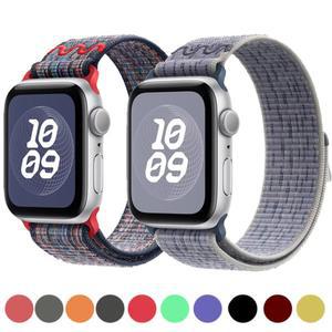 나일론 스포츠 스트랩 Apple Watch 밴드 49mm 나이키 루프 팔찌 iWatch S10 9 8 7 6 5 4 3 se2 Ultra 2 46mm 45mm 44mm 41mm 42mm