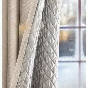 암막 보온 두꺼운 크림 후크 누빔커튼 침실 단열 1.5x2.7m