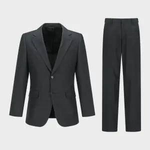 기모 마이크로 조직 스트레치 수트 차콜그레이 IMFCSU505F