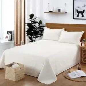 순면 침대시트 홑이불 플랫시트 대형 킹 매트리스커버 호텔식