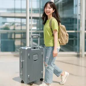 컵홀더 토리치코 여행용 하드 캐리어 26인치 USB충전단자