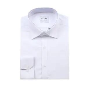 [갤러리아] 예작26년(슬림핏)(면스판)링클프리 착용감이좋은 체크 정장 긴팔셔츠YJFSBS170WH