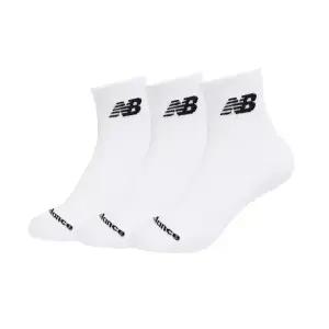 뉴발란스 에브리데이 라이트웨이트 앵클 3팩 단목 스포츠 헬스 러닝 양말 화이트 LAS51483-WT