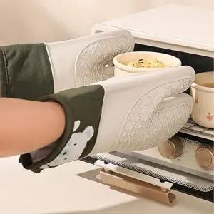 실리콘 주방장갑 오븐 냄비 베이킹 열차단 오븐장갑 내열장갑 주방장갑