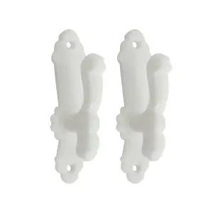 라이프 커튼 후사고리(화이트2p) 커튼끈고정 커튼정리 커튼부자재 후사고리