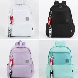 폴리에스테르 백팩 빅사이즈 다용도 중학생 학생용 백팩 고등 남자 가벼운 대학생 캠퍼스 캐주얼 나들이