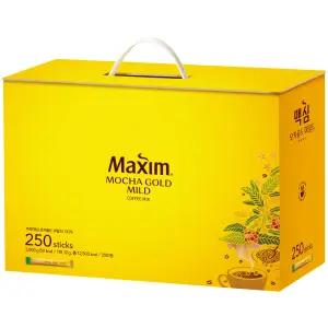 맥심 선물세트 모카 골드 마일드 커피믹스(선물용), 250개입
