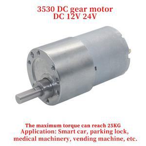 JGB37-3530 DC 12v 24v 기어 감속기 모터 소형 속도 조절 모터 저속 저속 대형 토크 7-960RPM
