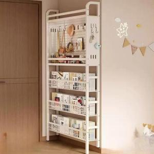 문뒤 틈새 다용도 수납장 수납랙 슬림장 좁은공간 1 두꺼운 틈새장 문뒤선반 팬트리 벽선반 8x188cm( 타공판 52x11 스타일