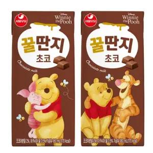 꿀딴지 초코(180mlx24개) 탕비실 음료 서울우유 유치원 초등학교 간식 나들이 소풍 사무실 팬트리 1개