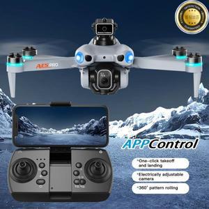 에어리얼 드론 AE5Pro 접이식 디자인 적외선 5면 장애물 회피 4.3인치 화면 제어 광학 흐름 위치 지정
