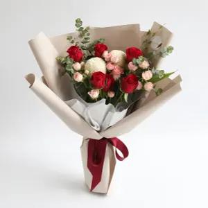 레드 장미 생화꽃다발 졸업식 꽃다발