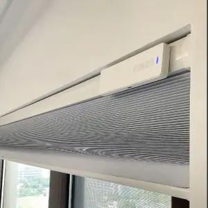 무타공 블라인드 리모컨 전자동 리튬 배터리 충전 침실 창문 베란다 커튼