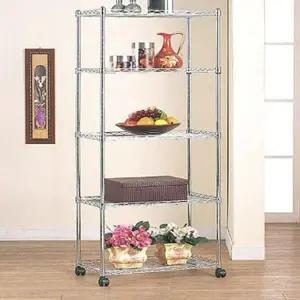 [하프클럽/셀러허브_여성트랜드패션]틈새수납장 이동식트롤리 5단 펜트리