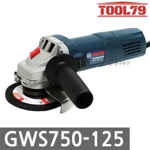 보쉬 GWS750-125 그라인더 125mm 절단연마 750W 유선 보조손잡이
