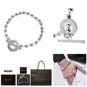 남자 구찌 볼체인 팔찌 실버 선물 생일 기념일 남자친구 남편