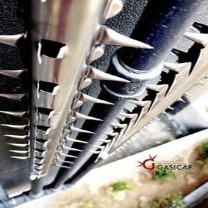 가시캡]설치간편한 가스배관가시형 방범덮개/창문/휀스/난간/폴대/보안/군부대/관공서/항만/공항