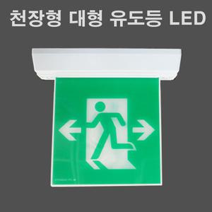 천장형 대형 유도등 양면 양방향 LED식 현대방재