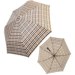 갤러리아 [닥스] 3단 수동 우산 (D) 닥스체크1 URA001C (케이스入, 쇼핑백 포함)