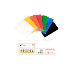 이야코 양초 점토 7장 세트 여름성경학교 체험학습 교회만들기 성경체험   체험학습 어르신만들기 방과후 만들기 이야코유토 만지락유토 클레이 점토