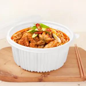 DK220 일회용 감자탕 국물 찜 포장 배달 탕 용기 2500ml 200세트 (중)