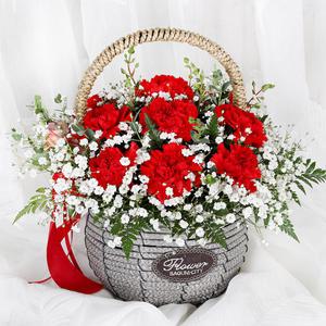 당일 꽃배달 카네이션 생화 꽃바구니 어버이날 A1800