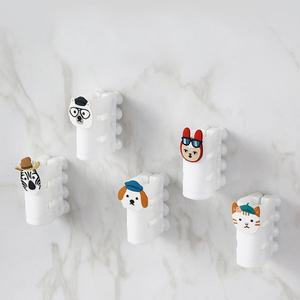 [실리바스] 문어발 거치대 흡착식 욕실 샤워기 헤드 걸이 홀더 고정 꽂이